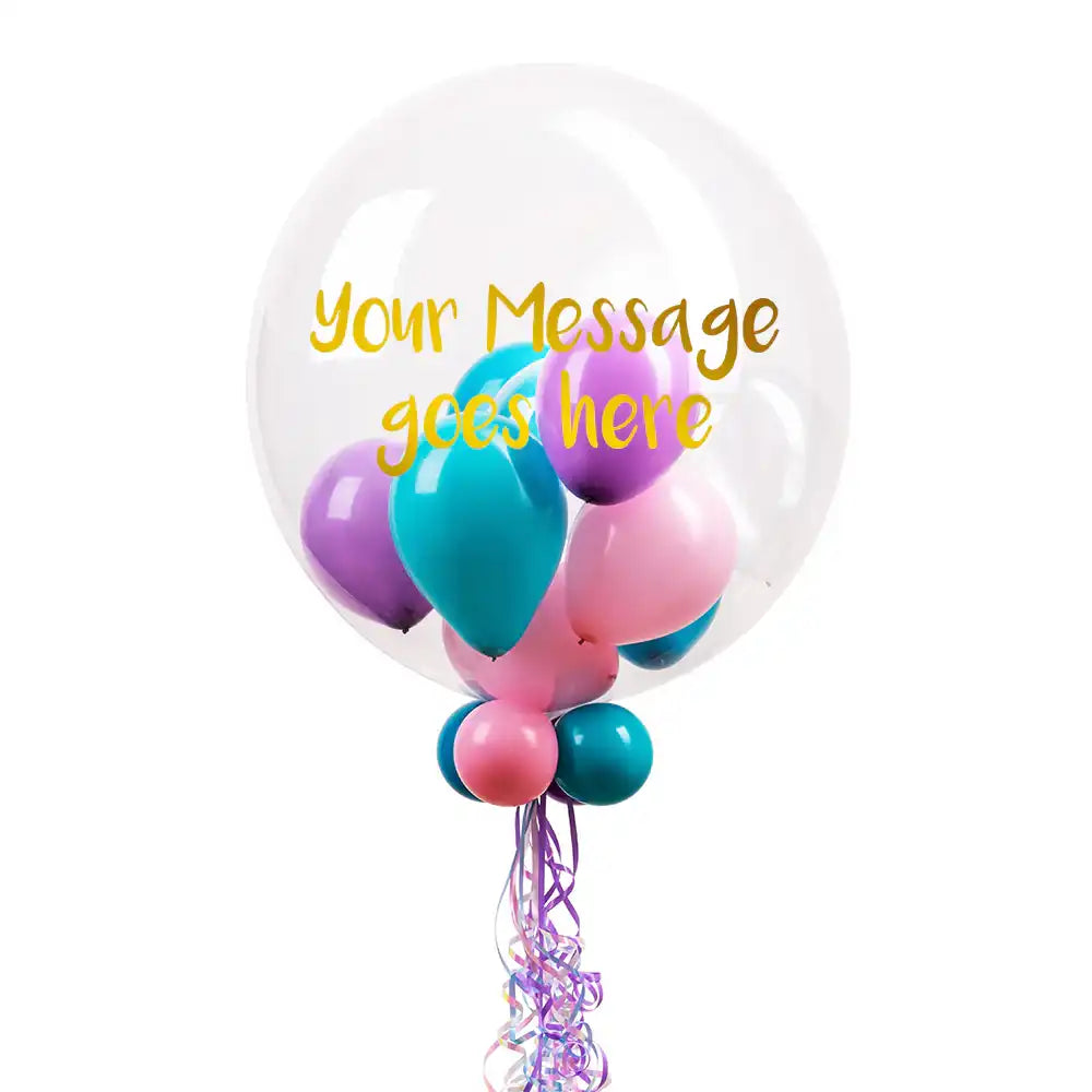 Personalised Bubble Balloon in a Box – Magical Oceans Personalised Balloons
