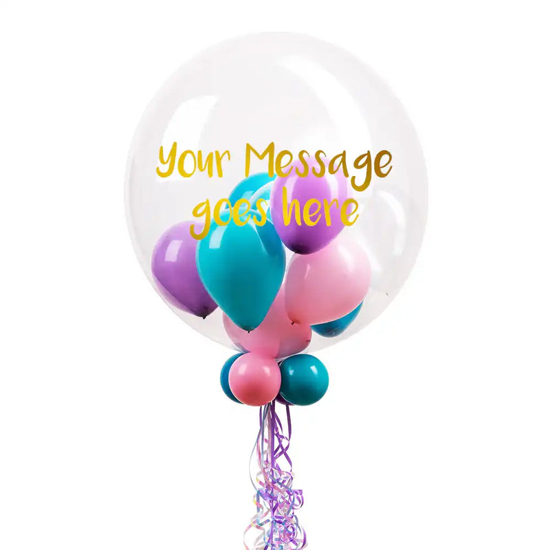 Personalised Bubble Balloon in a Box – Magical Oceans Personalised Balloons