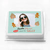 Personalised Photo Cake - Santa Please Stop Here Personalised Cake