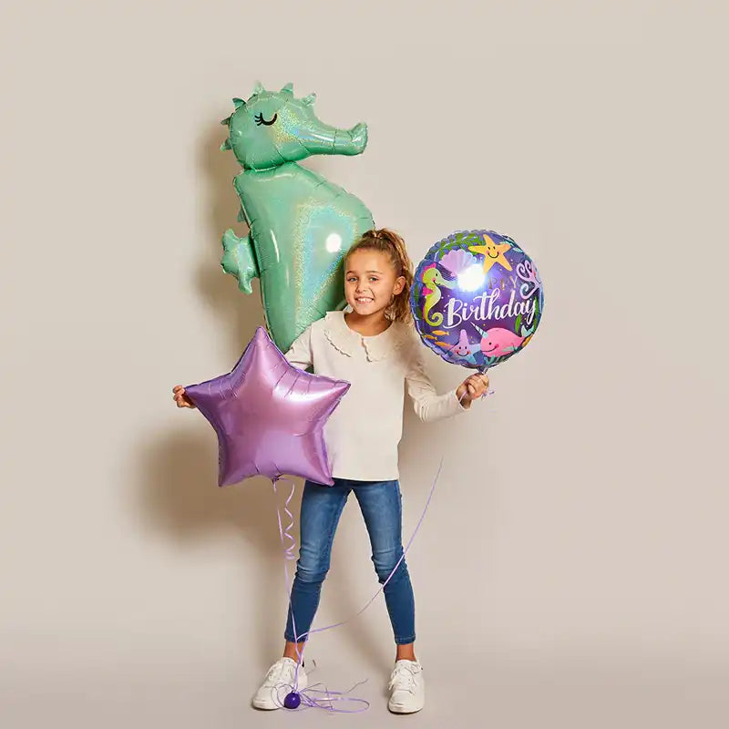 Personalised Inflated Balloon Bunch - Under the Sea Personalised Balloons