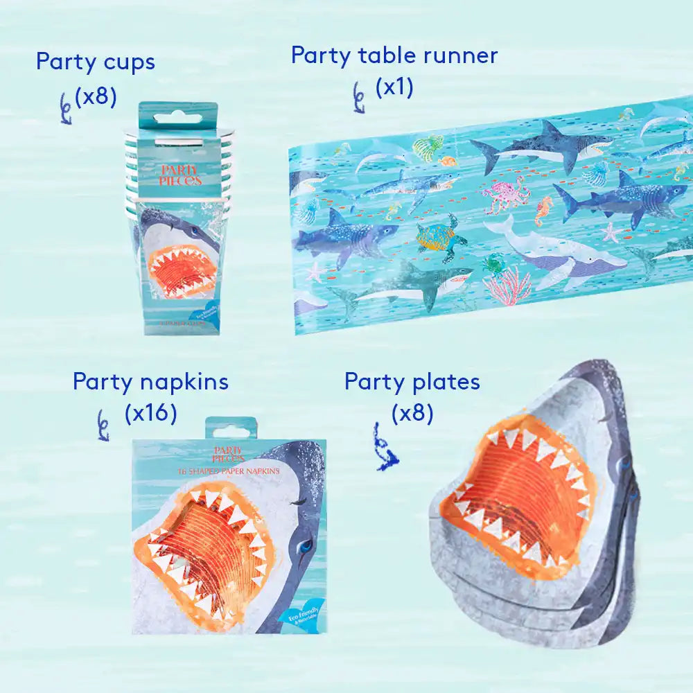 King of the Sea Table Set (x8) Owned Brand