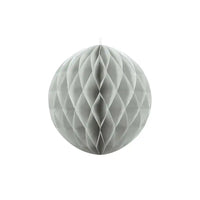Honeycomb Paper Ball - Grey Small (20cm) General Party
