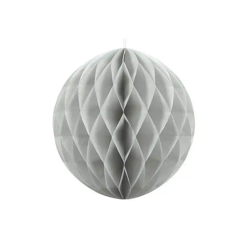 Honeycomb Paper Ball - Grey Medium (30cm) General Party