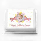Personalised Photo Cake - Unicorn Fairy Princess