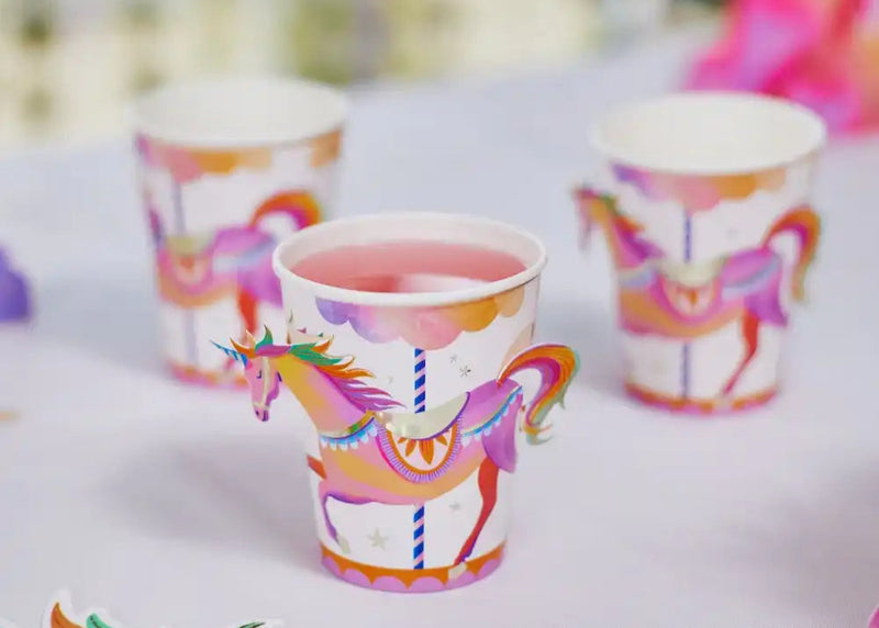 Unicorn Fairy Princess Paper Party Cups (x8) Own Brand