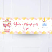 Unicorn Fairy Princess Personalised Party Banner Personalised Banner