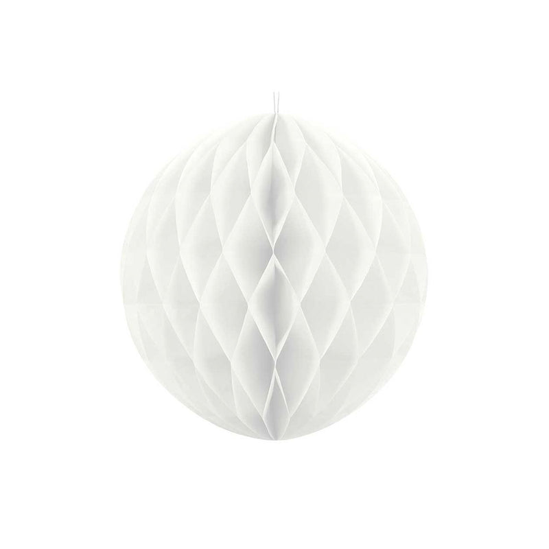Honeycomb Paper Ball - White