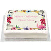 Personalised Photo Cake - Tea Party Message Only Personalised Cake