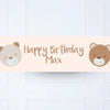 Teddy Bear Personalised Party Banner Personalised Banner