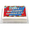Personalised Photo Cake - Comic Book No Personalised Cake