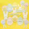 Easter Egg Hunt Signs & Rosettes Kit Easter
