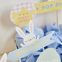 Easter Egg Hunt Signs & Rosettes Kit Easter