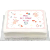 Personalised Photo Cake - I Believe in Fairies No Personalised Cake