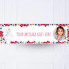 Floral Fairy Personalised Party Banner Yes Personalised Banner