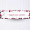 Floral Fairy Personalised Party Banner No Personalised Banner