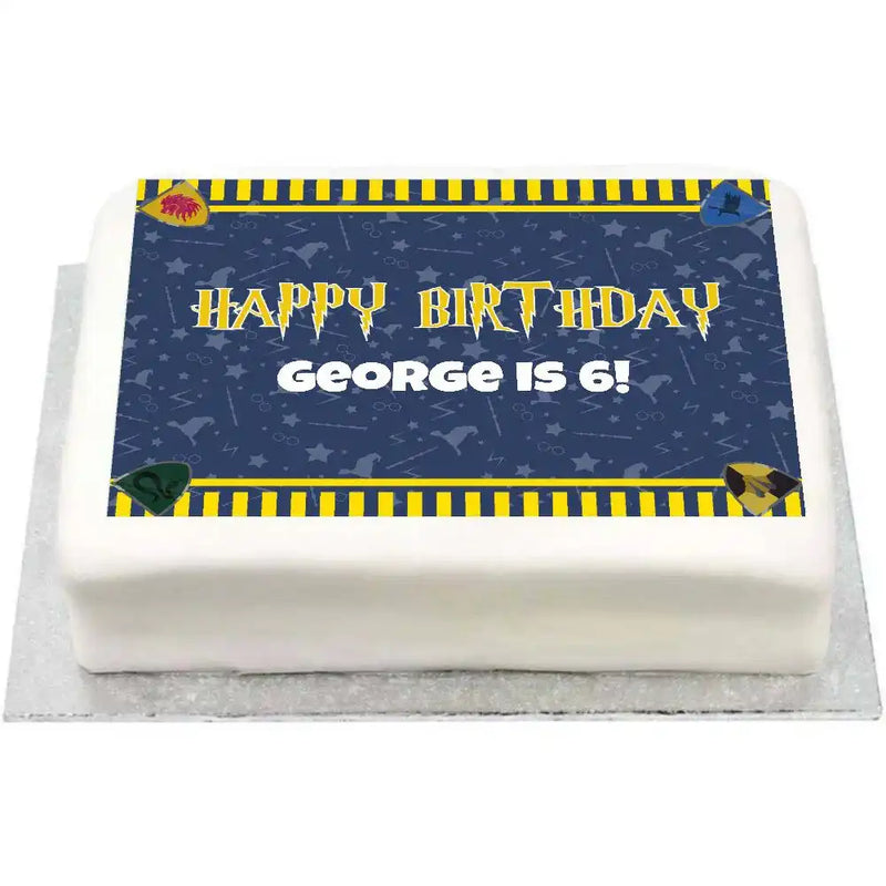 Personalised Photo Cake - Wizard Magic No Personalised Cake