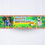 Jungle Friends Personalised Party Banner