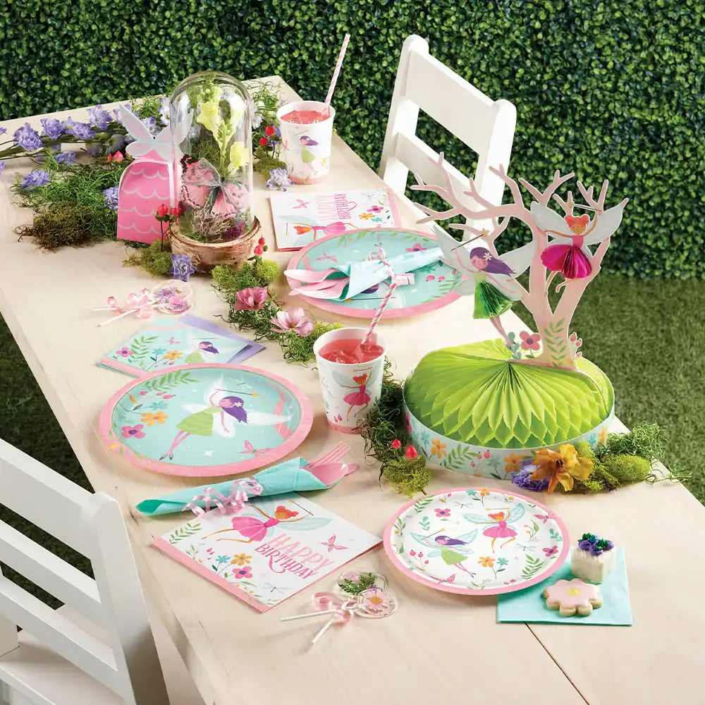 Fairy Forest - Dinner Paper Party Plates (x8) Kids Party