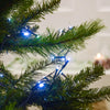 100 Multi Function Christmas LED Lights - Cold White Christmas 2024