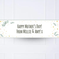 Rose Garden Personalised Party Banner Personalised Banner