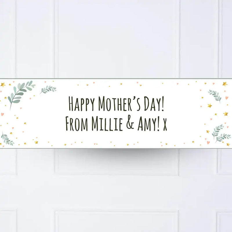 Rose Garden Personalised Party Banner Personalised Banner