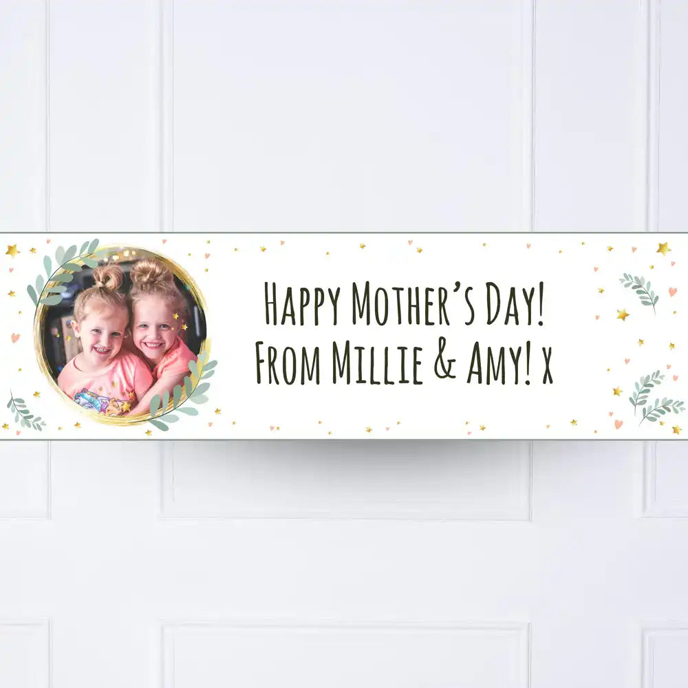 Rose Garden Personalised Party Banner Personalised Banner