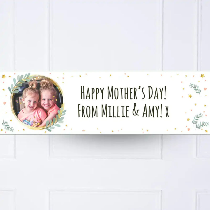 Rose Garden Personalised Party Banner Personalised Banner