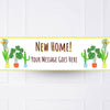 New Home Personalised Party Banner No Personalised Banner