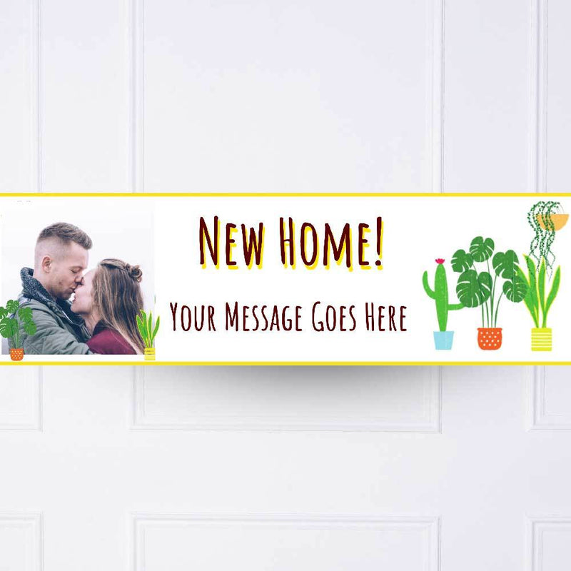 New Home Personalised Party Banner
