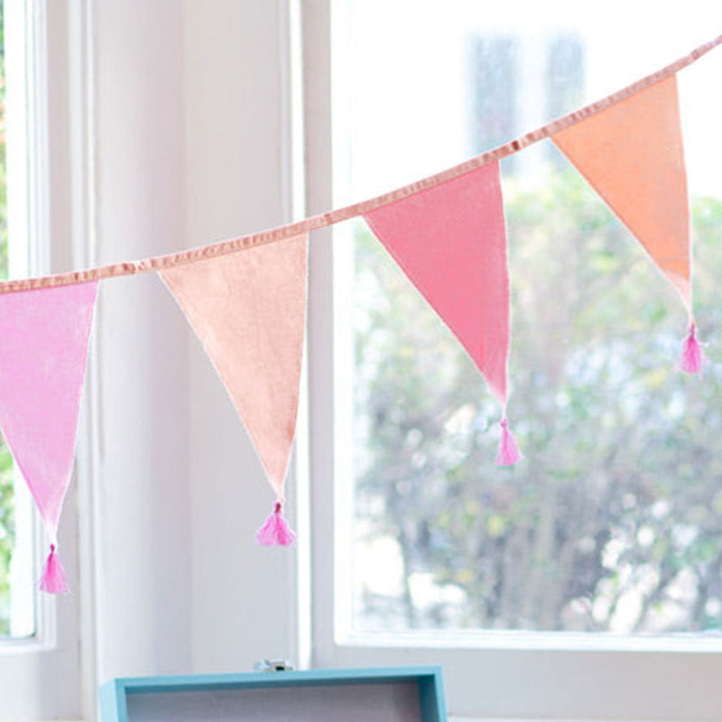 Pink Fabric Bunting (3m)