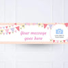 Pink Bunting Personalised Party Banner Personalised Banner