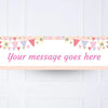 Pink Bunting Personalised Party Banner Personalised Banner