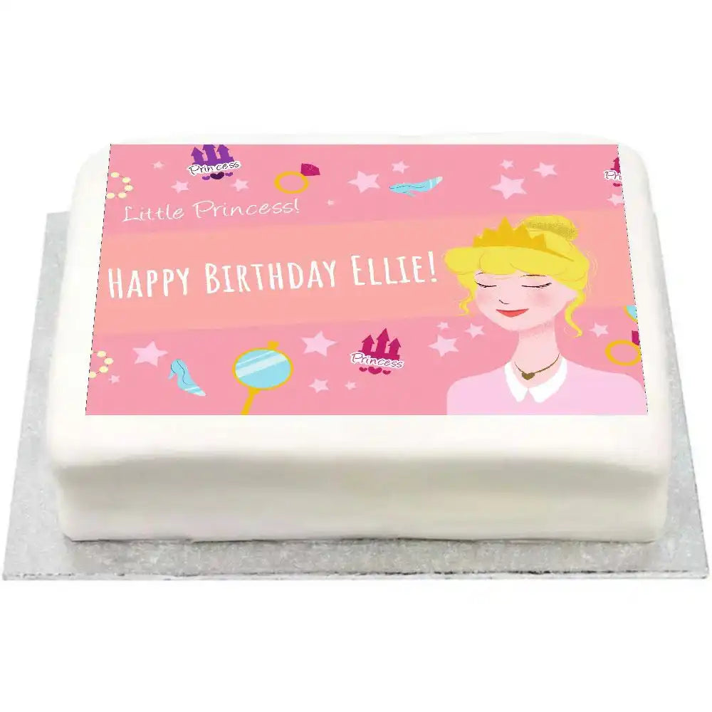 Personalised Photo Cake - Princess No Personalised Cake