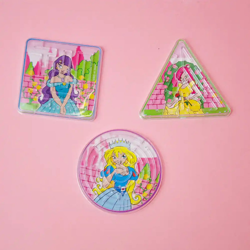 Princess Puzzle Mazes (x4) Kids Party