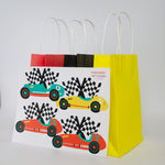 Racing Car Party Bag & Stickers Set (x12)
