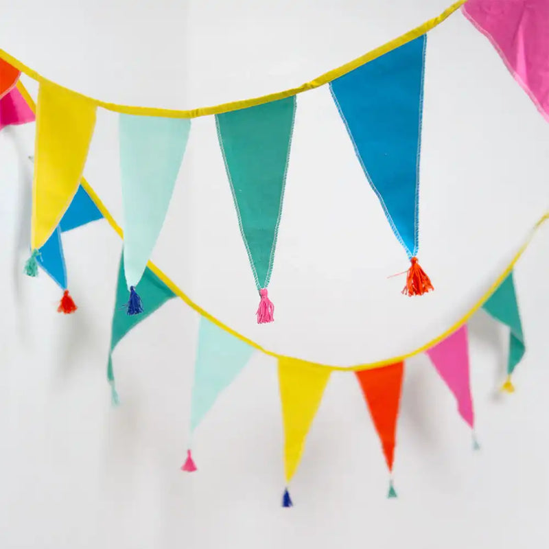 Rainbow Fabric Bunting (3m) General Party
