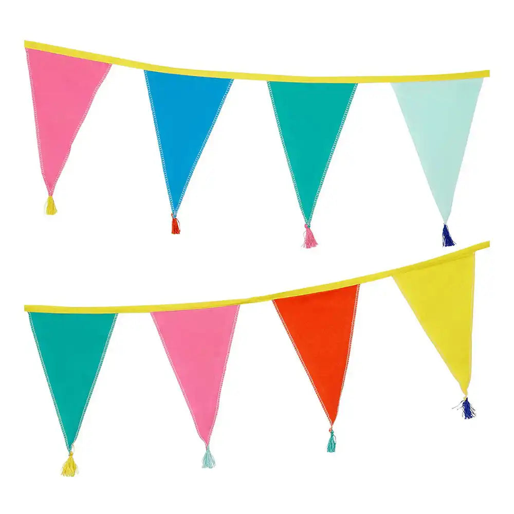 Rainbow Fabric Bunting (3m) General Party