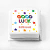 Personalised Slogan Gift Cake – Bright Stars Good Luck With Name Personalised Cake