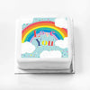 Personalised Slogan Gift Cake – Rainbow Blue Love You Without Name Personalised Cake