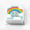 Personalised Slogan Gift Cake – Rainbow Blue Personalised Cake