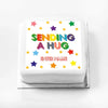 Personalised Slogan Gift Cake – Bright Stars Sending a Hug With Name Personalised Cake