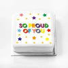 Personalised Slogan Gift Cake – Bright Stars So Proud of You Without Name Personalised Cake