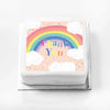 Personalised Slogan Gift Cake – Rainbow Pink Thank You Without Name Personalised Cake