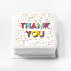 Personalised Slogan Gift Cake – Bright Dots Thank You Without Name Personalised Cake