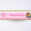One Little Star Pink Personalised Party Banner Yes Personalised Banner